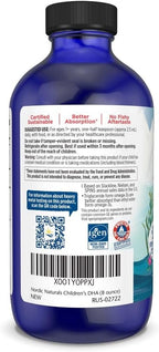 Nordic Naturals Children’s DHA, Orange - 8 oz for Kids - 530 mg Omega-3 with EPA & DHA - Brain Development & Function - Non-GMO - 96 Servings