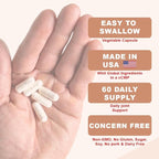 Health Dose Triple Magnesium Complex 1000 mg | L-Threonate, Bisglycinate, Citrate & Malate Blend | Support for Muscle Relaxation, Sleep & Cognitive Function | 120 Capsules | All-in-One Formula