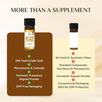 Quantum Gold 24K Ormus Gold Concentrate | Pure Ormus Colloidal Monoatomic Gold Powder Supplement | Decalcify Pineal Gland | Enhance Brain Wave Activity & Higher Energy Alignment 1g.