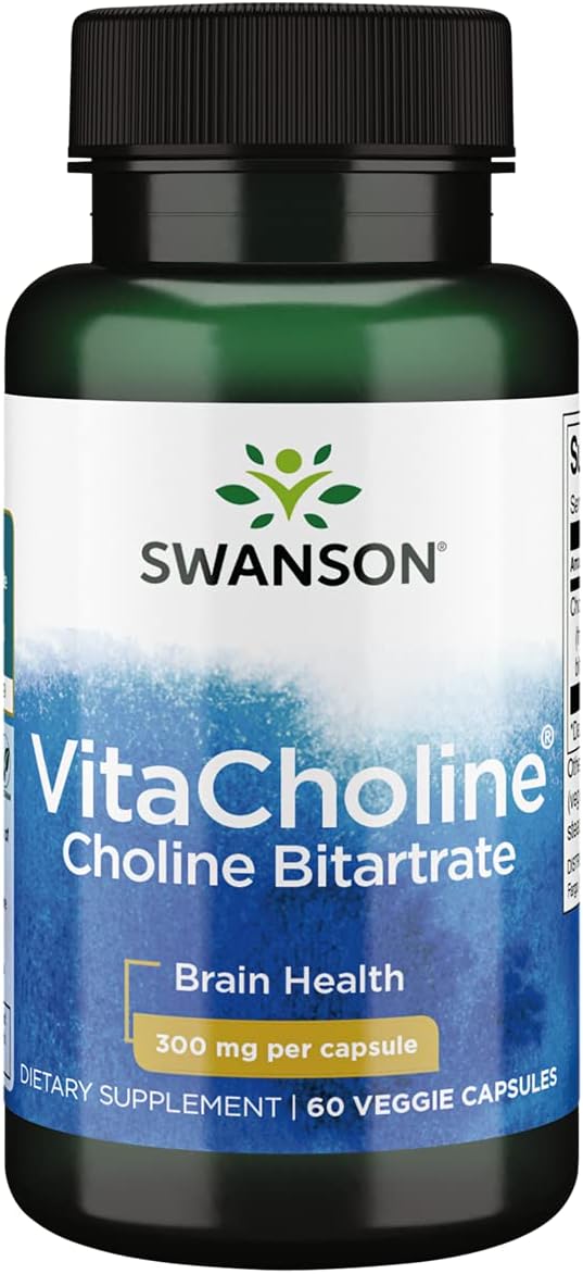 Swanson ULT VITACHOLINE 300MG 60 Veg CAPS