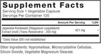 Force Factor Resveratrol Supplement to Support Heart Health, Antioxidants Supplement and Free Radical Scavenger Made with Japanese Knotweed, Vegan, Non-GMO, 120 Vegetable Capsules