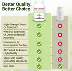 NEW ROOTS HERBAL Beta-Carotene 25,000 IU Supplements | Vitamin A (90 Softgels) | Full Spectrum of Carotenoids | Naturally Sourced from Non-GMO Red Palm Fruit + Organic Flax Seed Oil