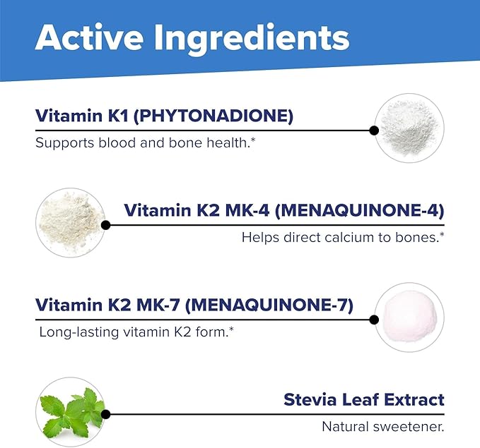 Superior Source Triple K: MK-4 500mcg, MK-7 50mcg, K1 500mcg, 30 Quick Dissolve Tabs, Bone/Heart/Immune Support, Non-GMO, 2-Pack
