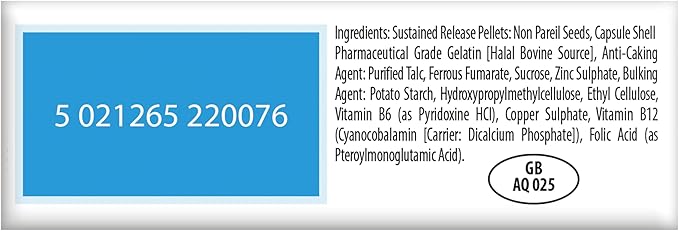 Feroglobin Vitabiotics Organic Vitamin and Mineral Capsules 30 Capsules