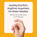 EZ Melts Vitamin C - Daily Vitamin for Antioxidant & Immune Support - No Artificial Flavors - Non-GMO & Sugar-Free - Orange Citrus - 120 Dissolvable Tablets (60 Servings)