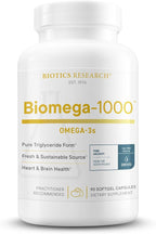 Biotics Research Biomega-1000™ Omega 3 Fish Oil With EPA 529mg / DHA 353mg– Omega-3 Fatty Acids 1000 mg- Highly Concentrated Fish Oil 90 Days Servings–Supports Immune, Brain & Heart Health–90 Softgels