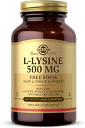 Solgar - L-Lysine 500 mg Vegetable Capsules Count
