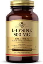 Solgar - L-Lysine 500 mg Vegetable Capsules Count
