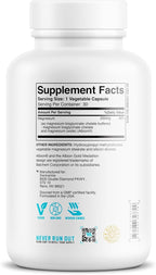 Swolverine® Magnesium Bisglycinate 200mg – TRAACS® Chelated Magnesium from Albion® | Highly Absorbable, Gentle on Stomach (30 Servings)