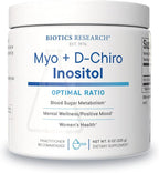 Biotics Research Balanced B8 Powder, Myo inositol and D Chiro inositol, 40:1 Ratio, Women’s Health, Neural Communication, Fat Metabolism, Vascular Health, Hair Growth 8 Ounces