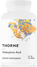 THORNE - Undecylenic Acid - Fatty Acid Support for a Healthy Balance of Gut & Vaginal Flora - Promotes Optimal GI Tract Function* - Gluten, Dairy & Soy-Free - 250 Softgels