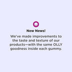 OLLY Immunity Sleep Gummy, Immune and Sleep Support, 3mg Melatonin, Echinacea, Zinc, Vitamin C, Chewable Supplement, Berry - 60 Count