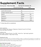 DAILY TRIFECTA 3-in-1 Collagen, Creatine & Electrolyte Stick Packs | Type I Collagen, Creatine Monohydrate, Zero Sugar | 30 Natural Single-Serve Packets | Strength, Hydration & Recovery (Pineapple)