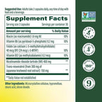MegaFood NAD+ Supplement with Nicotinamide Riboside & Resveratrol - NMN Supplement Alternative - Vitamin B12, B6, Methylfolate & Niacin - NAD for Healthy Aging - Non-GMO - 60 Capsules, 30 Servings