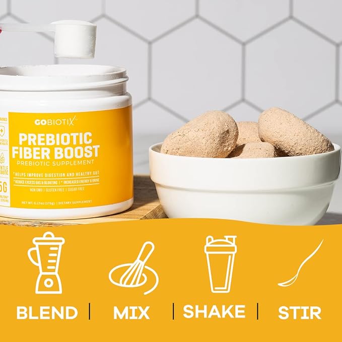GOBIOTIX Detox & Fiber Supplement Bundle - Prebiotic Fiber Powder & Detox Support - Promotes Digestive Health, Gut Cleansing, and Regularity - Keto, Vegan, Gluten-Free