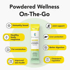 Nano Turmeric Curcumin Drink Powder Supplements–Mango Flavor Daily Morning Routine Immunity Wellness Shot, Gut Health & Joint Support - No Added Sugar, Vegan, Gluten-Free, Non-GMO,28 Sachets