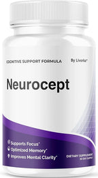 Neurocept Brain Supplement Capsules - Official Neuro cept Brain & Memory Focus Support Advanced Formula, Neurocept Pills Daily Support for Overall Health & Wellness, 60 Capsules for 1 Month