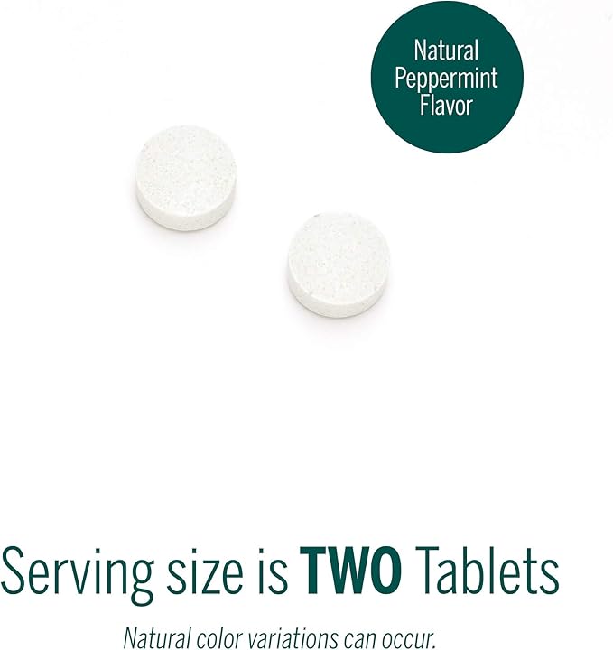 Genestra Brands Bio Enzymes | Complete Digestive Enzymes Formula in Chewable Tablets | 100 Chewable Tablets | Natural Peppermint Flavor