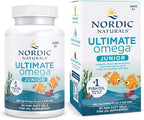 Nordic Naturals Ultimate Omega Jr., Strawberry - 90 Mini Soft Gels - 680 Total Omega-3s with EPA & DHA - Brain Health, Mood, Learning - Non-GMO - 45 Servings