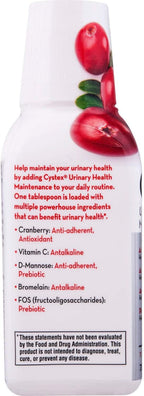 Cystex UTI Prebiotic Cranberry Liquid, Urinary Tract Support with D-Mannose, Vitamin C, and Bromelain, 7.6 FL OZ (Pack of 5)