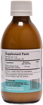 OM Monoatomic Minerals - 250ml | Ormus Liquid Supplement | AGQ Labs Certified - Heavy Metals Free | Advanced Biohacking, Mental Clarity & Brain Function | Conscious Luxury