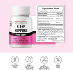 JUNG KWAN JANG Sleep Support GABA Complex 500mg with American Ginseng - Sleep Aid Supplement for Meditation Support, Better Sleep, and Increased Energy, 60 Capsules for Men and Women