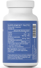 BodyBio Butyrate - Postbiotic for Gut Health, Digestive Support, Bloat, Gas & Constipation Relief, Leaky Gut Repair - Calcium, Magnesium + Butyric Acid Supplement for GI Wellness