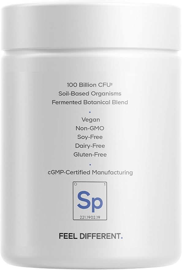 Codeage SBO Probiotics, 100 Billion CFUs Per Serving, Multi Strain Soil Based Organisms Blend and Organic Fermented Botanical Blend, Shelf-Stable - 2 Pack
