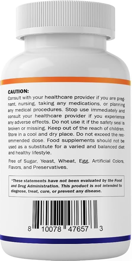 Vitamatic Alpha Lipoic Acid 1200mg Per Serving, 120 Capsules - Gluten Free, Vegetarian Capsules, Soy Free & Non-GMO