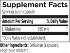 Designs for Health L Glutamine Capsules - 850mg Vegetarian Amino Acids Supplement to Support Muscle Recovery, Digestive, Immune + Gut Health - Non-GMO + Gluten Free (120 Capsules)