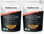 Terrasoul Superfoods Organic Lion's Mane Mushroom Powder (4:1 Extract), 11 Ounces