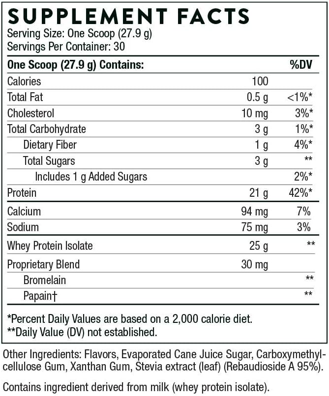 THORNE - Muscle Support Bundle - Whey Protein Isolate Vanilla & Creatine - NSF Certified - 30 to 90 Servings