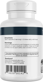 Transparent Labs Vitality Testosterone Booster - Testosterone Supplement for Men with Ashwagandha KSM-66, PrimaVie Shilajit Extract, & DIM to Support Vitality, & Bioavailable Testosterone - 60 Count