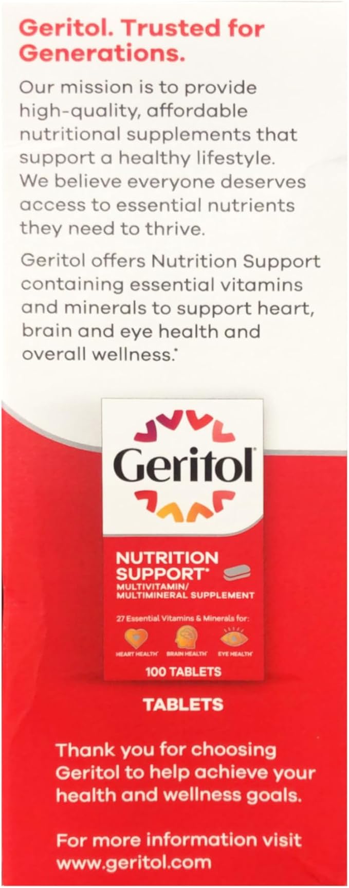 Geritol Liquid Supplement, B-Vitamins & Iron 12 Fluid Ounce (Pack of 6)