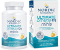 Nordic Naturals Ultimate Omega Mini D3, Lemon Flavor - 60 Mini Soft Gels - 1120 mg Omega-3 + 1000 IU Vitamin D3 - EPA & DHA - Promotes Brain & Heart Health - 30 Servings