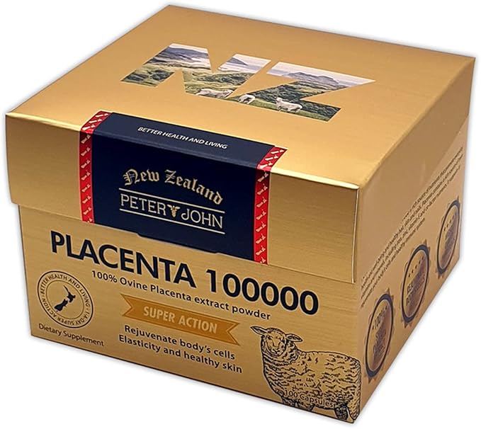 HEALTHFARM Peter John Ovine Placenta 100000 100 Capsules (1)
