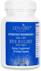 Tired & Dry Eye Relief: Digital Screens Eye Strain from with Omega 3, EPA & DHA, Bilberry, Lutein, Astaxanthin, Essential Nutrients for Eye Health, Gluten Free