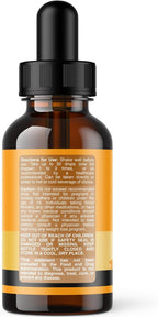 Organic Turmeric Liquid Drops for Adults - Liquid Turmeric Curcumin with Black Pepper Cinnamon and Ginger for Joints Digestion Immunity & More-Organic Supplement Concentrate - 2 Fl Oz (2 Pack)