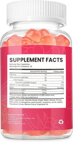 Biotin 10000mcg Collagen Keratin Gummies Supplements Gummy Hair Nails, Vitamins Daily Hair Nail Gummies Vegan Biotin Vitamin C Gummy120 Count