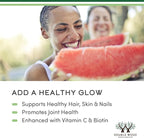 Double Wood Supplements Premium Liquid Collagen - 2500mg of Hydrolyzed Bovine Collagen (Type 1, 3 and Grassfed) - 32 Servings - for Women and Men - 30 mcg of Biotin - Sugar Free Pear Flavor