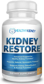 Kidney Restore Organic Sodium Bicarbonate Alkaline Supplement 1LB Cleanse 60 Caps Bundle – Supports Kidney Health, Neutralizes Stomach Acid, Alkaline Superfoods, Immune Support, Antacid & Vitamins f