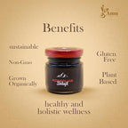 AMU NUTRITION Shilajit Pure Himalayan Organic - Harvested from Mongolia - Shilajit for Men - Natural Source of Fulvic Acid Trace Minerals- 80GR