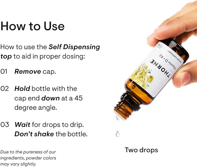 THORNE - Wellness Bundle - Bone, Muscle, Heart, and Lung Health - Vitamin D + K2 Liquid & Magnesium CitraMate