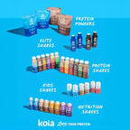 Koia Plant Based Protein Shake, Vanilla Bean, 20g Protein, 3g Sugar, 6g Prebiotic Fiber, 21 Vitamins & Minerals, Meal Replacement Drinks, Dairy-Free, Gluten-Free, Non-GMO, 11 Fl Oz (Pack of 12)