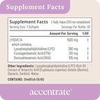 Omega Max w/LYSOVETA LPC | EPA & DHA Supplements for Brain & Retina Health | Focus, Attention, Memory, Mood & Vision | 6X Higher Absorption Than Fish Oil | High Potency Omega-3 LPC-DHA