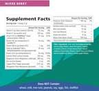 Ionic Fizz Super D-K Calcium Plus by Pure Essence - with Extra Magnesium, Vitamin D3, Vitamin K2 for Strong Bones and Stress Support - Mixed Berry - 7.41oz