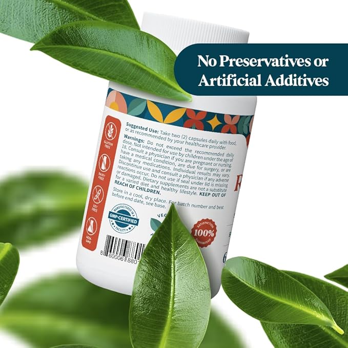 Pattern Wellness Resveratrol with Fisetin – Supports Cellular, Heart & Immune System Health – Promotes Antioxidant Protection – Vegan, Non-GMO, Gluten-Free – 60 Capsules