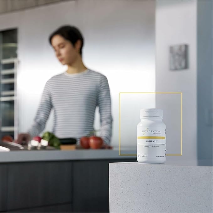 Integrative Therapeutics Similase - Vegan Digestion Support* - Comprehensive Blend of Digestive Enzymes* - Supports Digestion and Nutrient Absorption* - Dairy-Free - 180 Count (90 Servings)