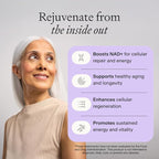 OMRE NMN + Resveratrol Supplement 99% Purity for Cellular Energy, NAD+ Boost | Highly Bioavailable Nicotinamide Mononucleotide Supplement Resveratrol 500mg & NMN 500mg, Made in USA, 60 Capsules