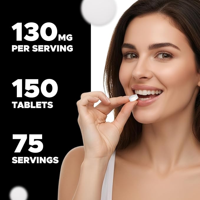 Potassium Iodide Dietary Supplement 130 mg per Serving - 150 Tablets (3 Bottles)